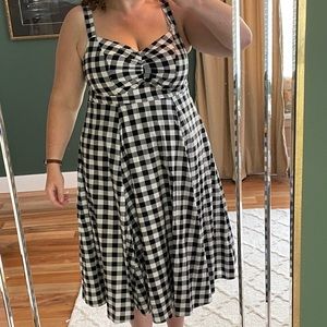 Torrid Gingham fit and flare dress